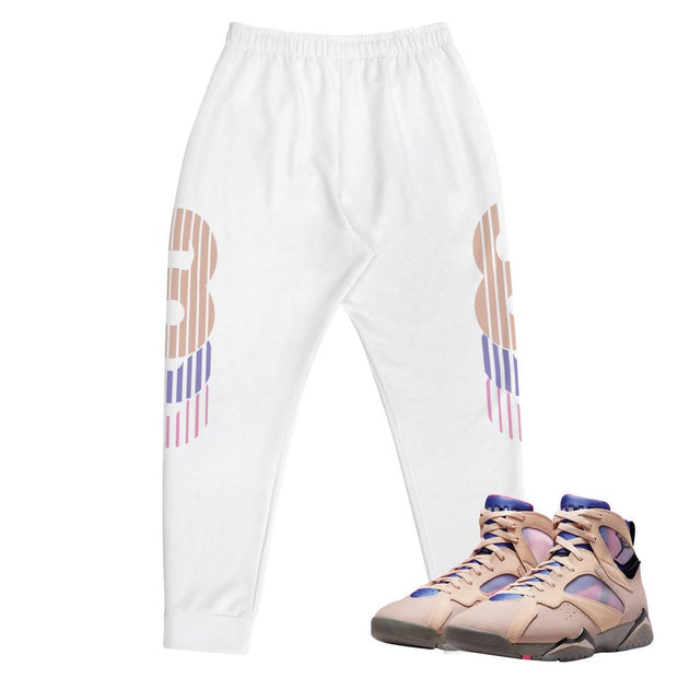 Retro 7 "Saphire/Shimmer" OG Joggers - Sneaker Tees to match Air Jordan Sneakers