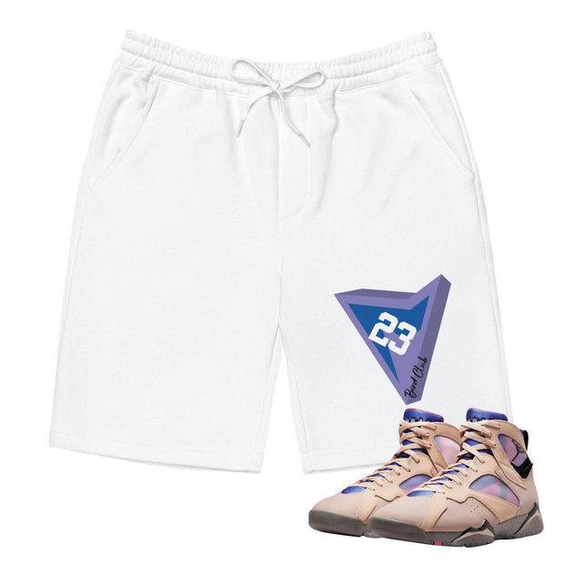 Retro 7 Sapphire Shimmer Shorts - Sneaker Tees to match Air Jordan Sneakers