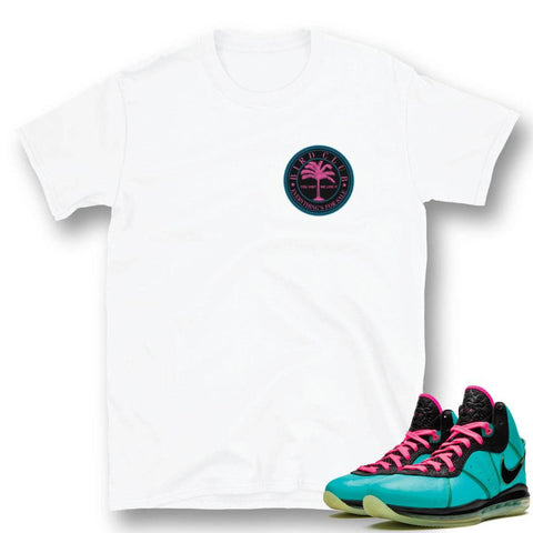 South Beach Lebron 8 Shirt - Sneaker Tees to match Air Jordan Sneakers