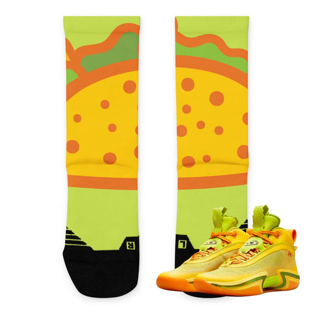 Taco Jay Taco Socks - Sneaker Tees to match Air Jordan Sneakers