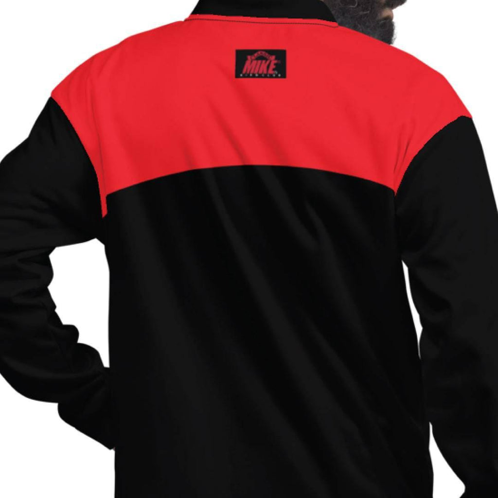 Retro 1 Bred Patent Vintage Style Bomber Jacket - Sneaker Tees to match Air Jordan Sneakers