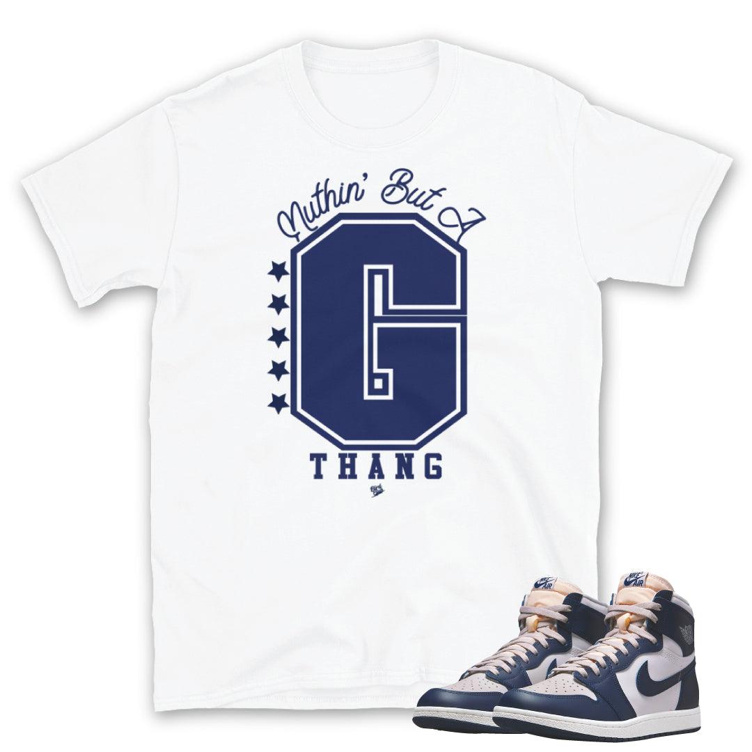 Retro 1 High 85 Georgetown Shirt - Sneaker Tees to match Air Jordan Sneakers