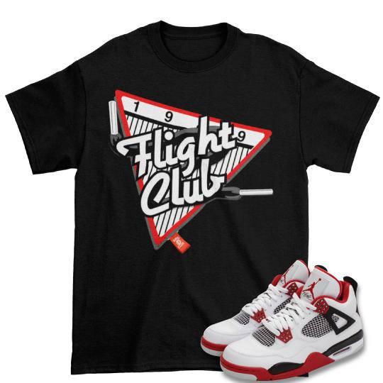 RETRO 4 FIRE RED shirt - Sneaker Tees to match Air Jordan Sneakers