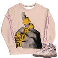 Retro 7 "Saphire/Shimmer" Crewneck - Sneaker Tees to match Air Jordan Sneakers